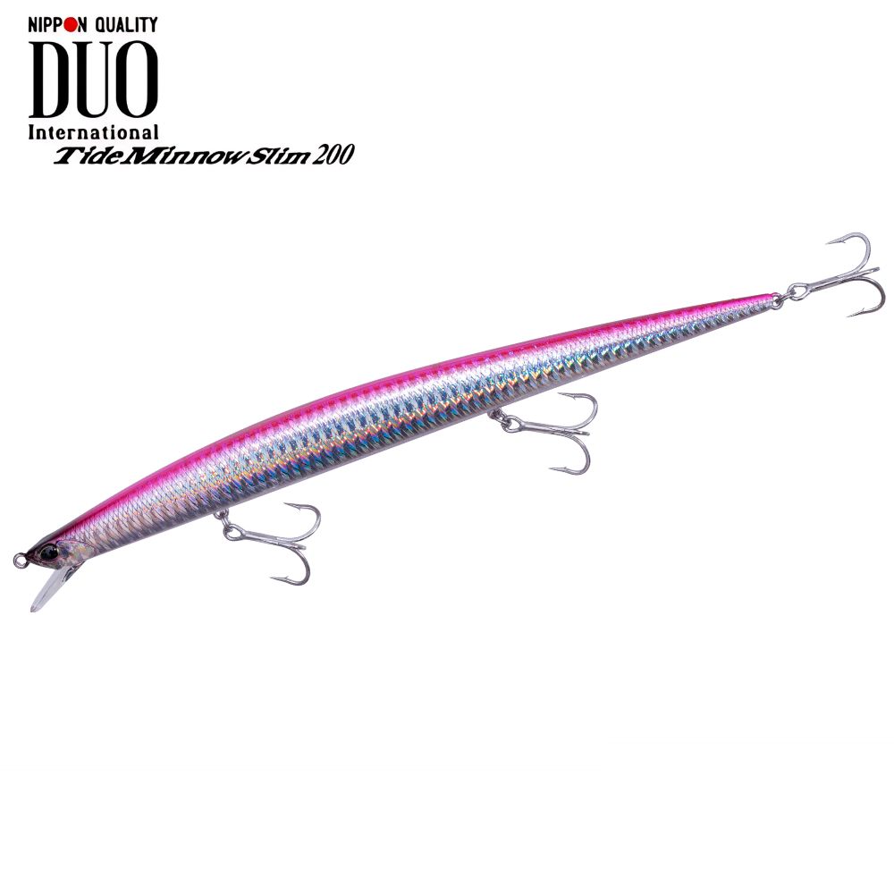 DUO Ultimate Long Minnow Sinking Lure TIDE MINNOW SLIM FLYER 200 GHA0182 Pink Back II