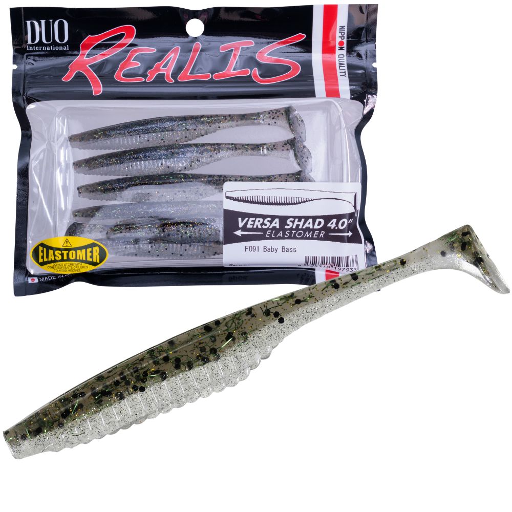DUO Scented Soft Swimbait Lure REALIS VERSA SHAD 4.0 Elastomer - Image 17