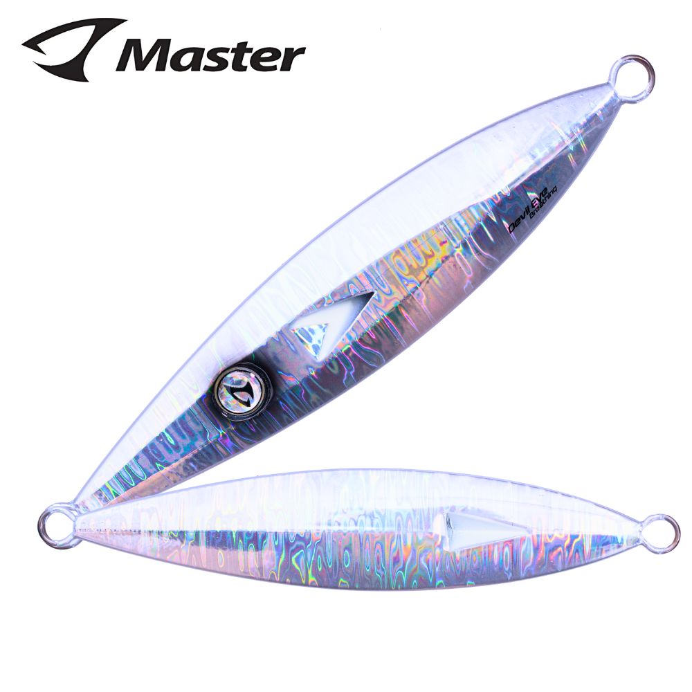 JIGGING MASTER Offshore Jigging Lure BREATHING DEVIL EYE 150g #2/White + Luminous