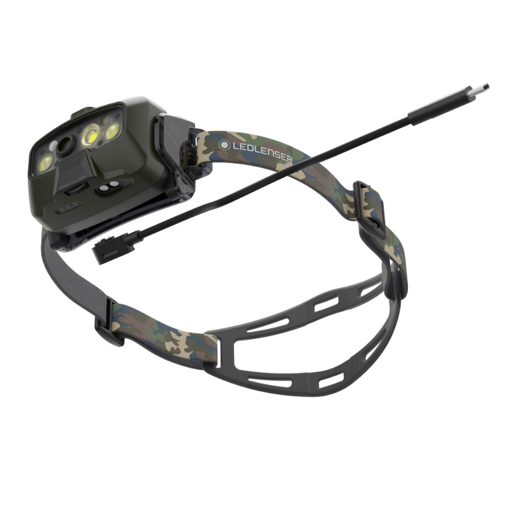 LEDLENSER Rechargeable Outdoor 1600 Lumens Headlamp HF8R Core RGB Camo - Image 4