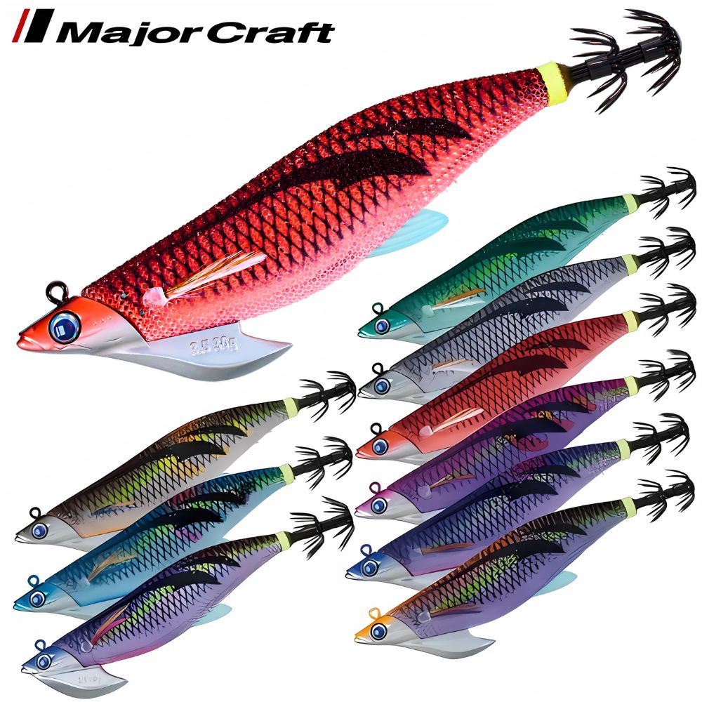 MAJOR CRAFT Squid Fishing EGI Lure Egizo BAIT FEATHER TIP RUN 2.5/20g