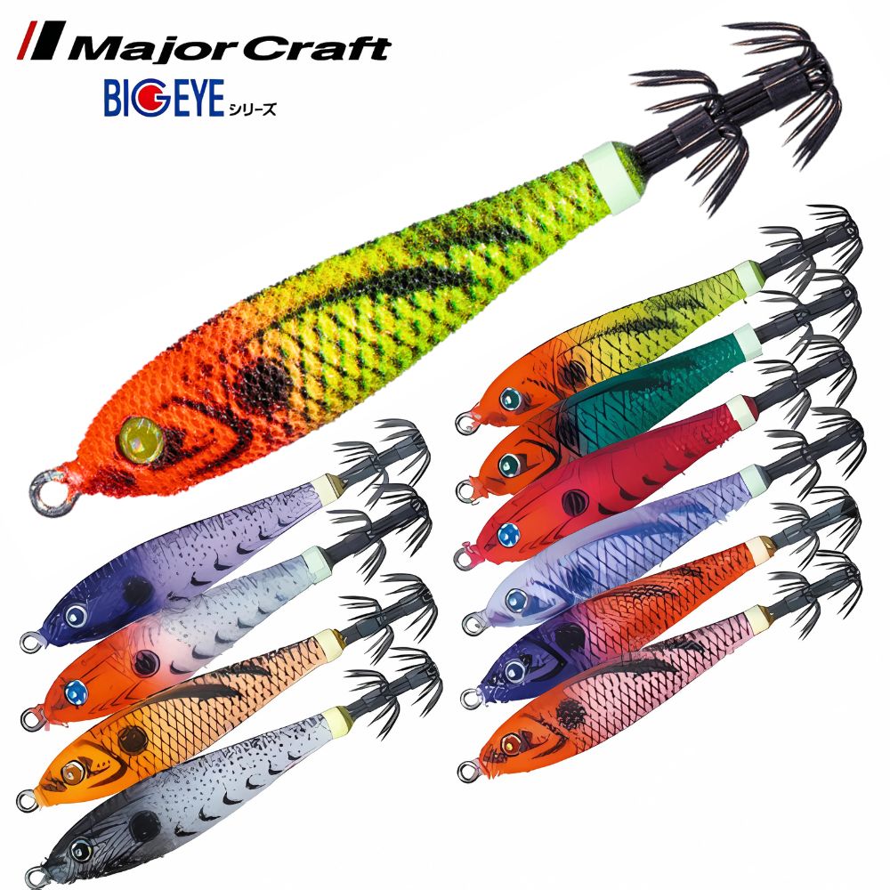 MAJOR CRAFT Squid Fishing Cloth Wrapped Metal Jig BIG EYE 112g
