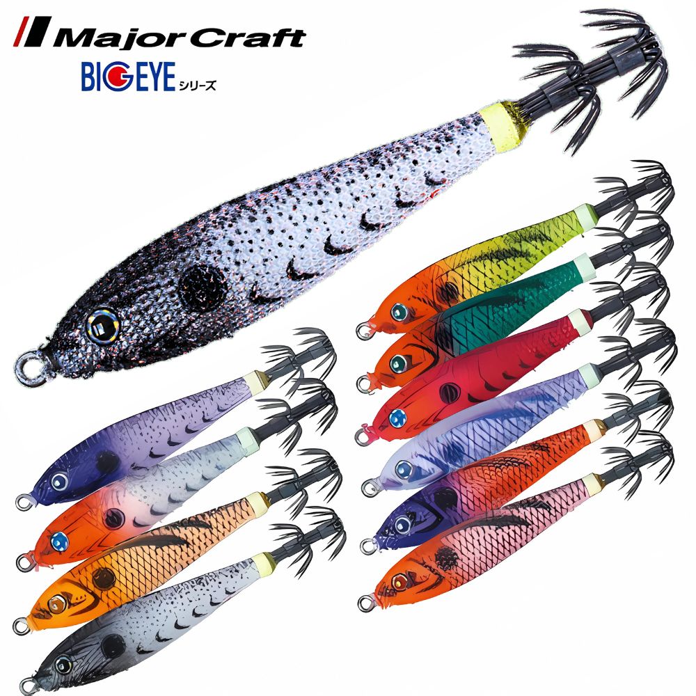 MAJOR CRAFT Squid Fishing Cloth Wrapped Metal Jig BIG EYE 75g