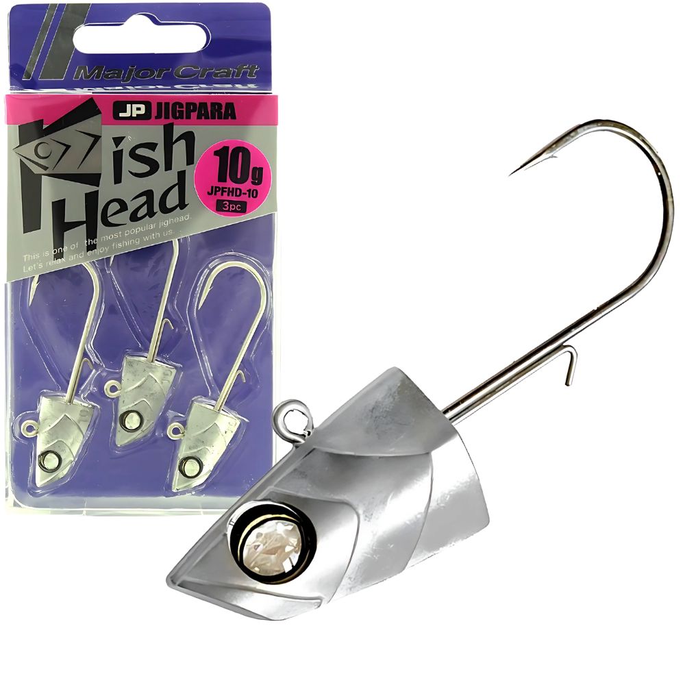 MAJOR CRAFT Holo-Eye Jig Head Jigpara FISH HEAD JPFHD-10 10g/#3/0