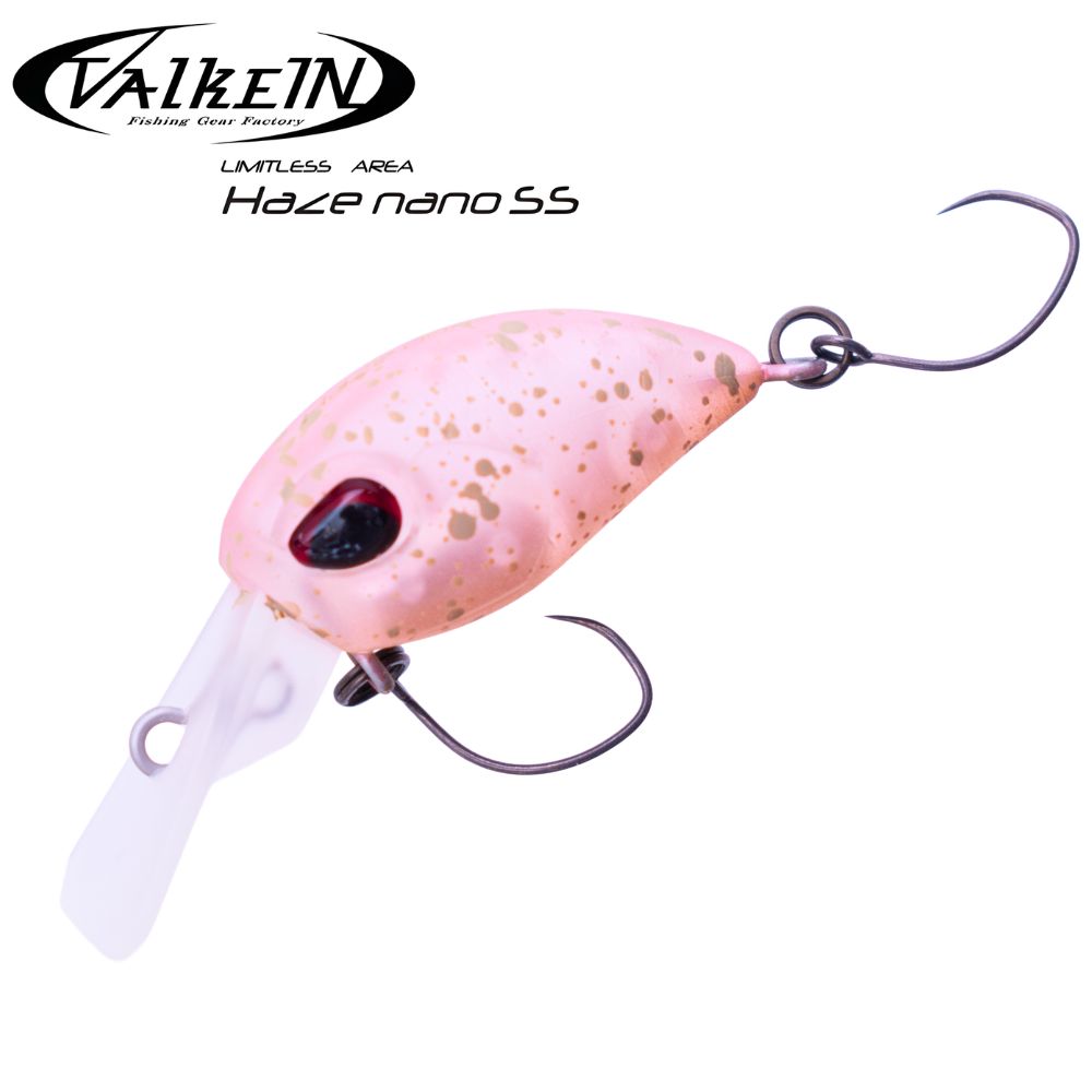 VALKEIN Trout Fishing Slow Sinking Micro Crankbait HAZE NANO SS