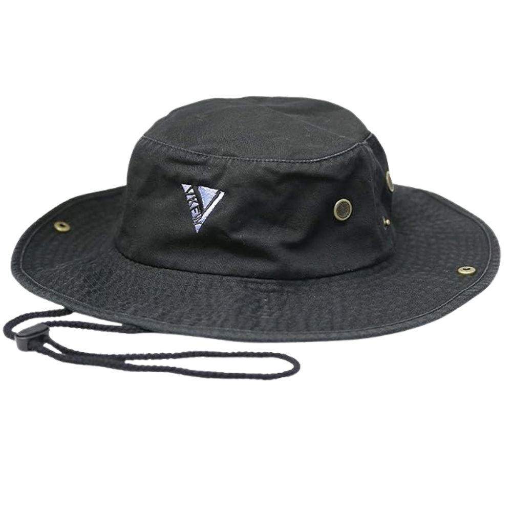 VALKEIN Fishing Headwear Embroidery ORIGINAL SAFARI HAT Black