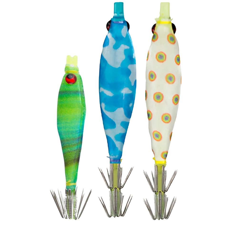 YAMASHITA Squid Fishing Pre-Tied Oppai Lures Rig TATAKI Set I - Image 3