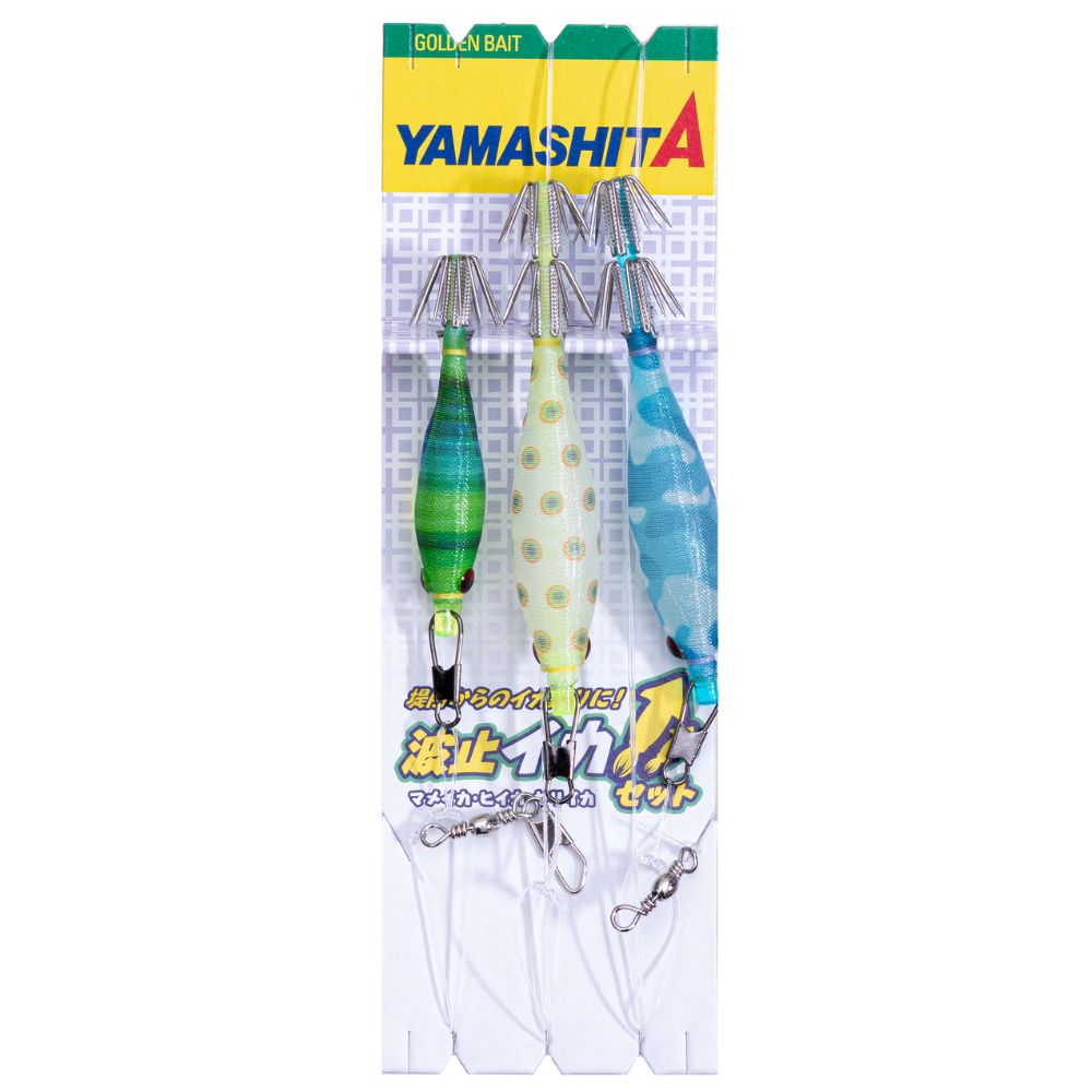 YAMASHITA Squid Fishing Pre-Tied Oppai Lures Rig TATAKI Set I