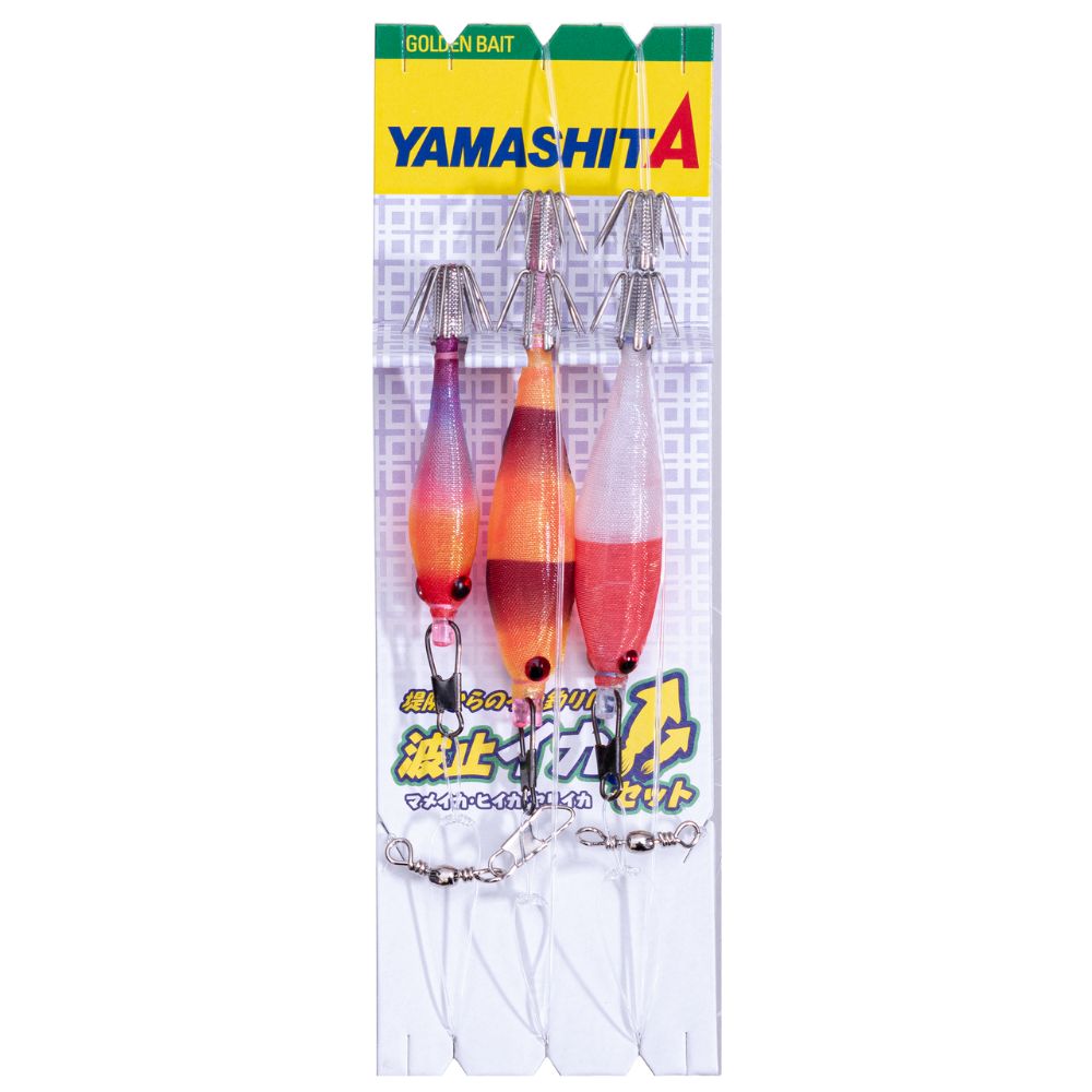 YAMASHITA Squid Fishing Pre-Tied Oppai Lures Rig TATAKI Set J