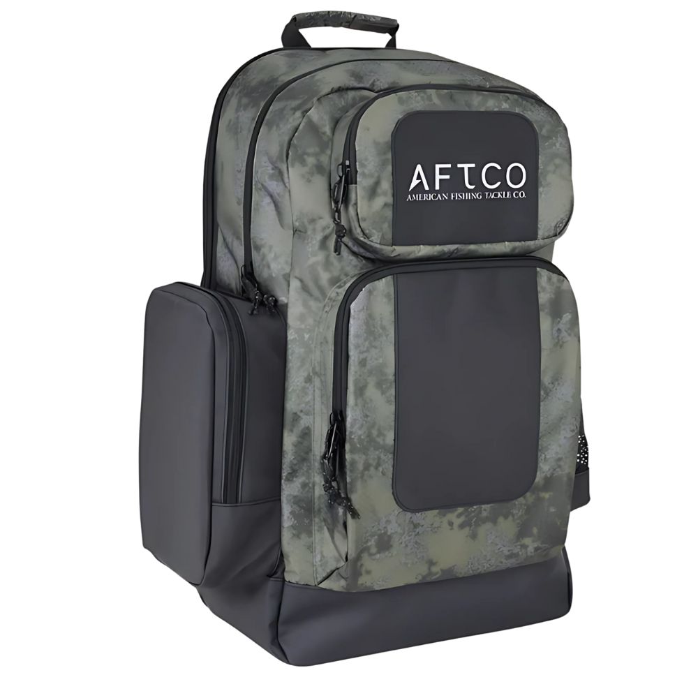 AFTCO Fishing Evereday BACKPACK Green Acid Camo - Image 2