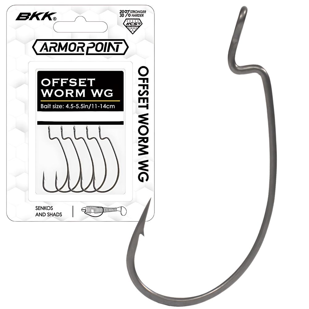 BKK Armor Point Offset Worm Hook WG