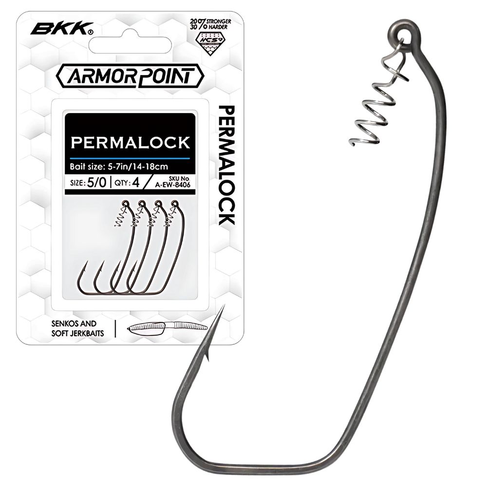 BKK Armor Point Finesse Worm Hook PERMALOCK