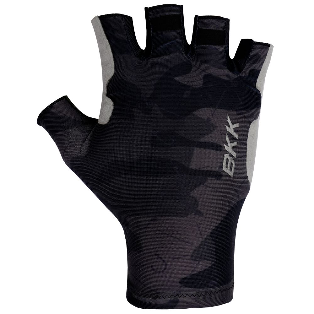 BKK UPF 50+ Sun Protection Fishing Half Finger Gloves FLAMINGO Camo/Size XXL - Image 2