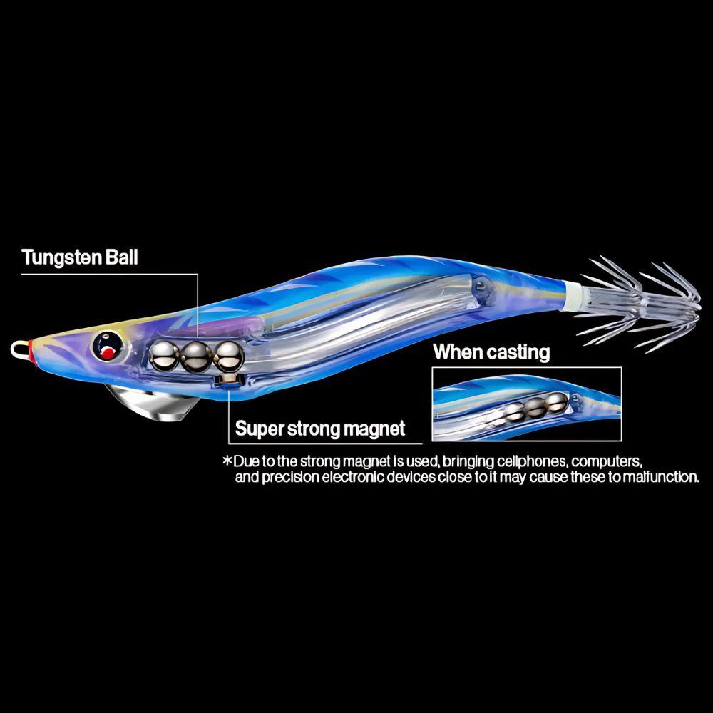 DUEL Squid Fishing Long Cast EGI Lure MAG Q TUNGSTEN 3.0 NLM - Image 3