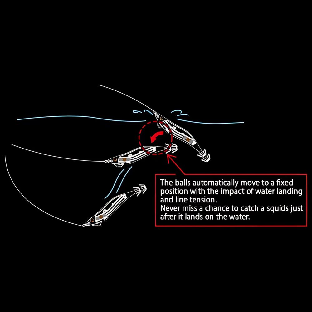 DUEL Squid Fishing Long Cast EGI Lure MAG Q TUNGSTEN 3.0 NLM - Image 4