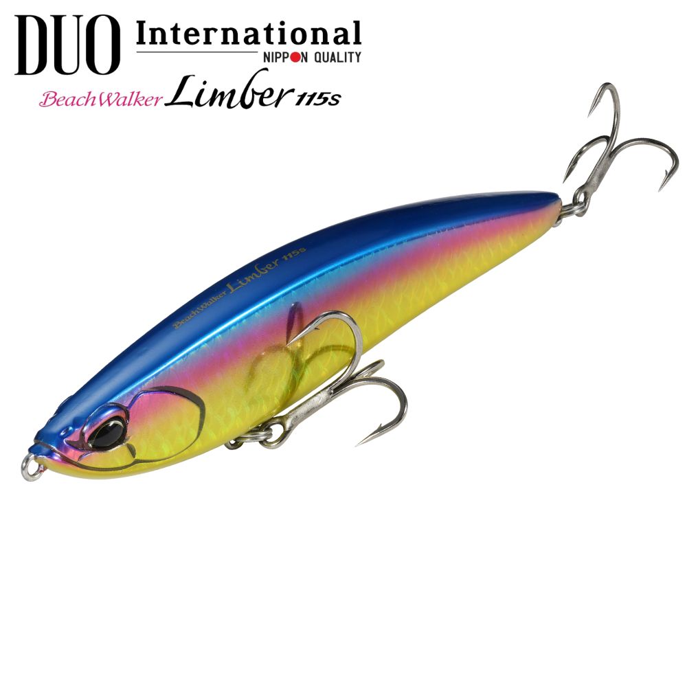 DUO Saltwater Fishing Sinking Lippless Minnow Lure BEACH WALKER LIMBER 115S