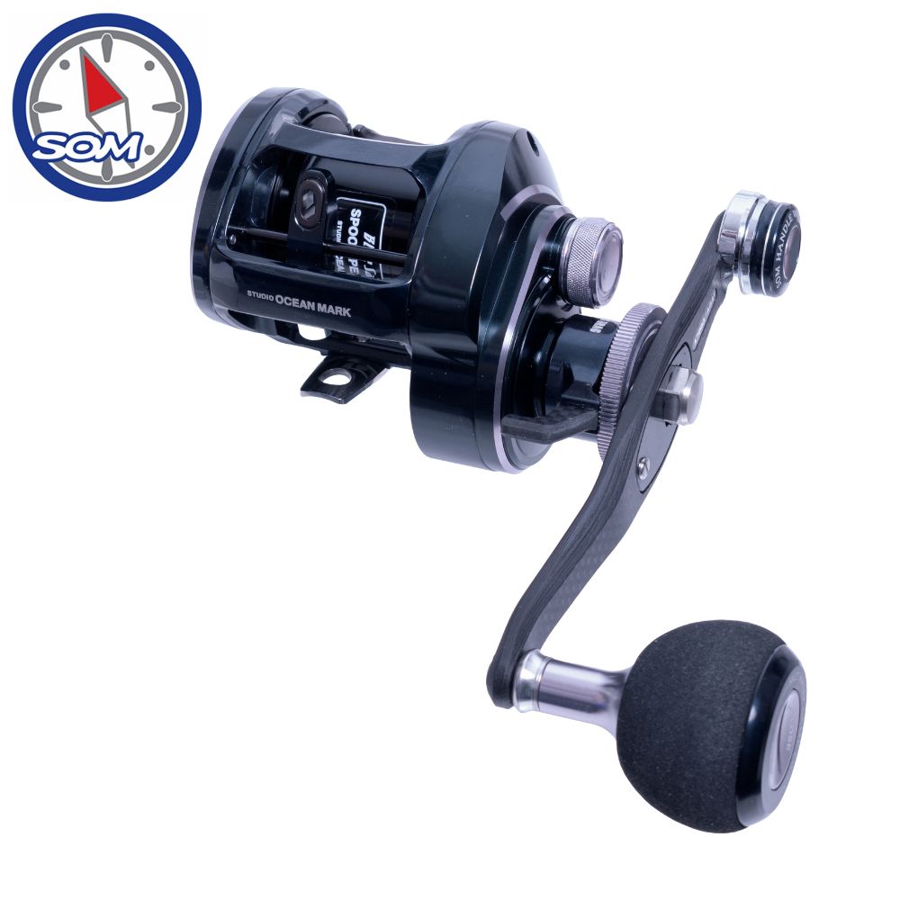 STUDIO OCEAN MARK Lefthanded Jigging Reel Z-Japan BLUE SAFARI BS35 Hi/L-BB/D(24)