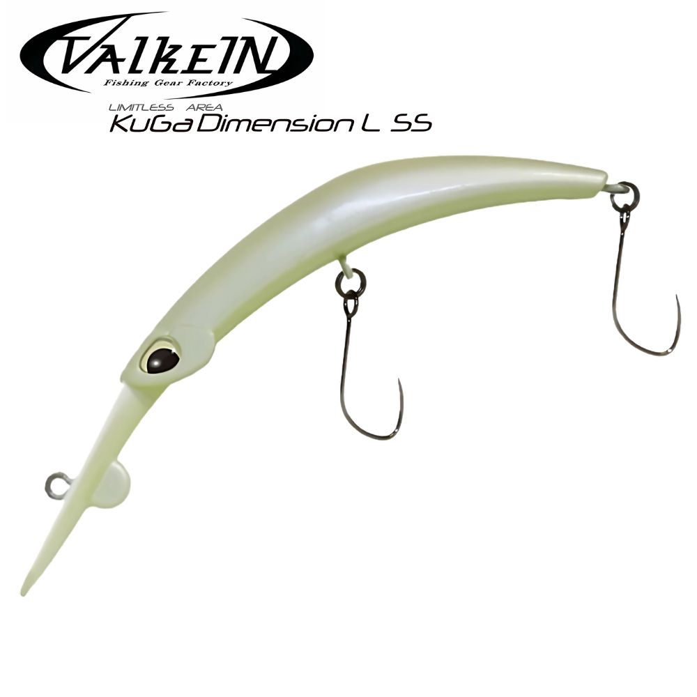 VALKEIN Trout Fishing Slow Sinking Hybrid Crankbait DIMENSION L SS