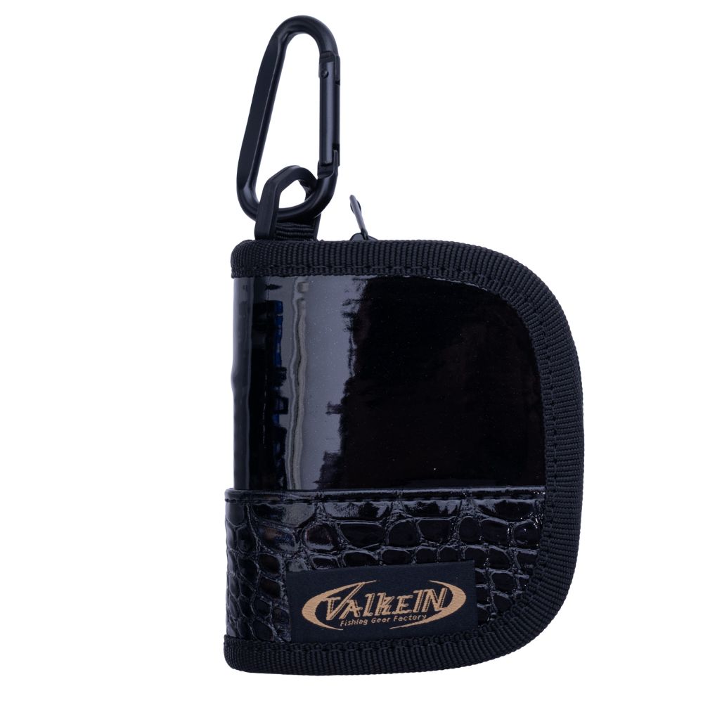 VALKEIN Trout Fishing Lures Pouch WALLET S Black/Black