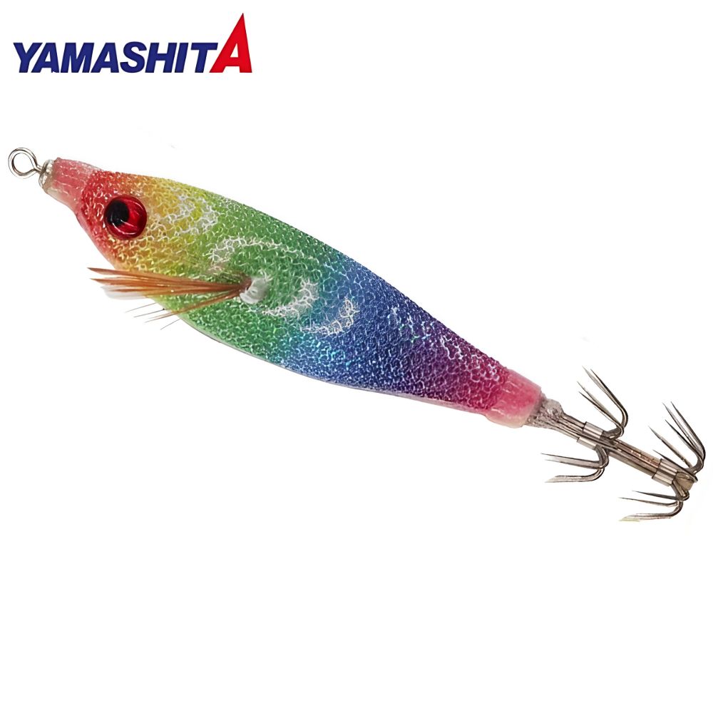YAMASHITA Squid Fishing Clothed Jacket Lure SUIHEI DROPPER 95 F/RBW RAINBOW