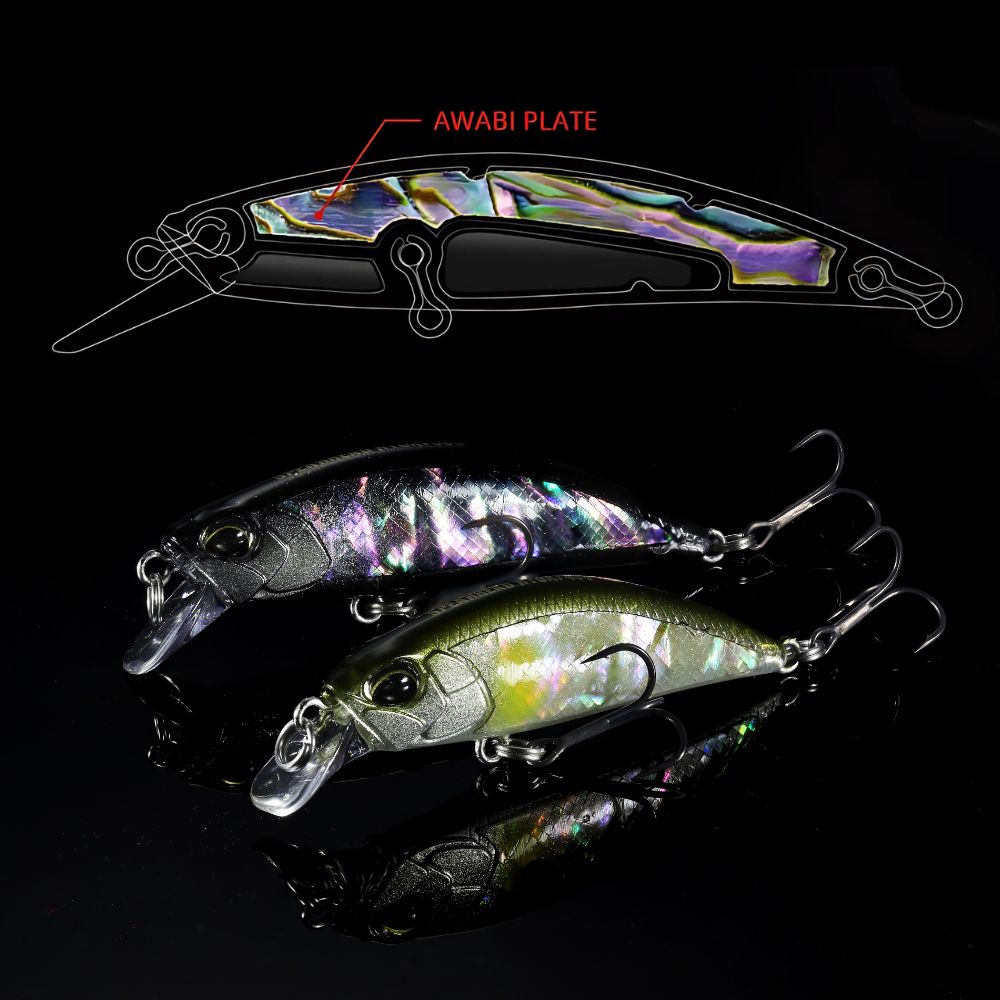 DUO Sinking Jerk Minnow Lure Abalone Limited 24 SPEARHEAD RYUKI AWABI 46S - Image 2