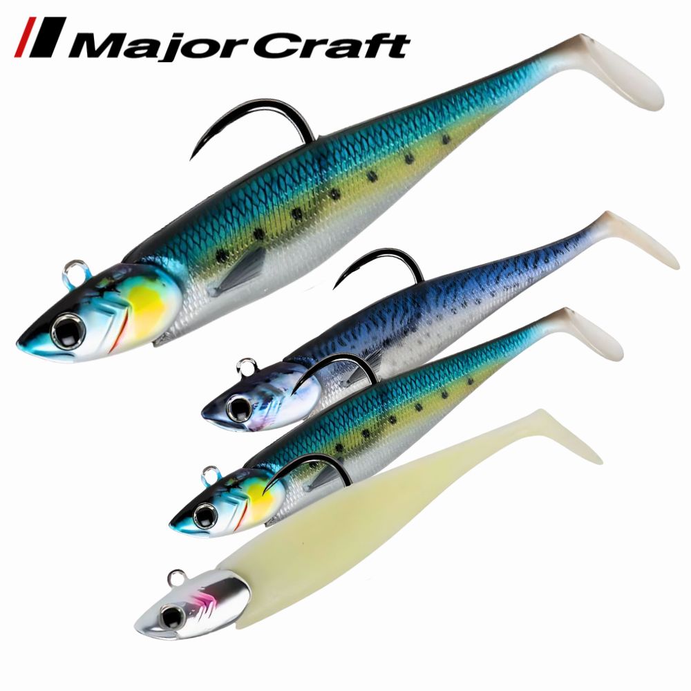 MAJOR CRAFT Tuna Fishing Weighted Soft Shad Lure GIANT KILLING TUNA HEAD Set 64g