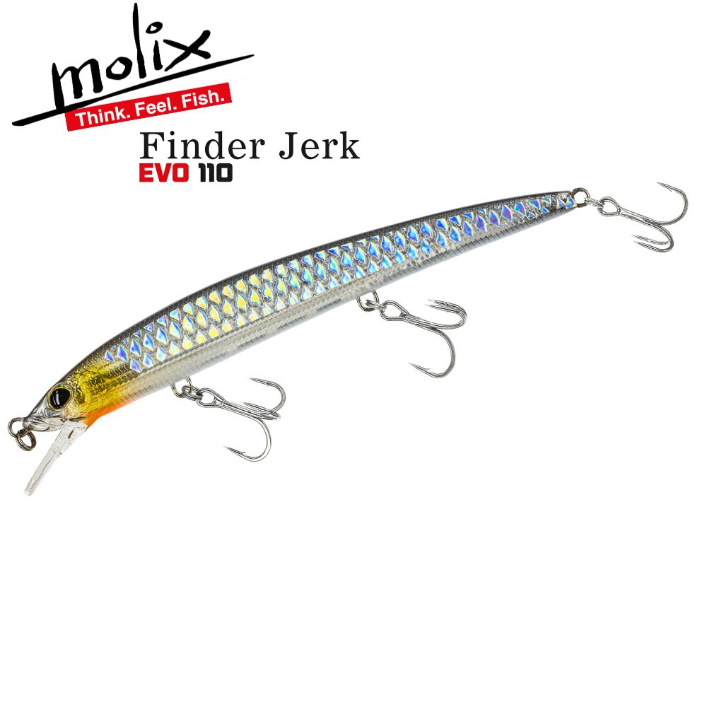 MOLIX Suspending Jerkbait Lure FINDER JERK EVO 110SP