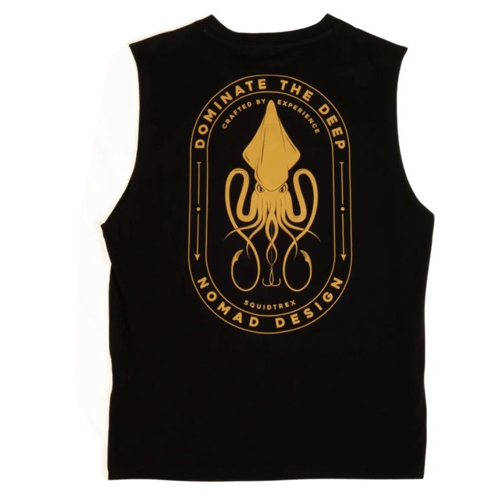 NOMAD DESIGN Tank Shirt Squidtrex DOMINATION Black - Image 3