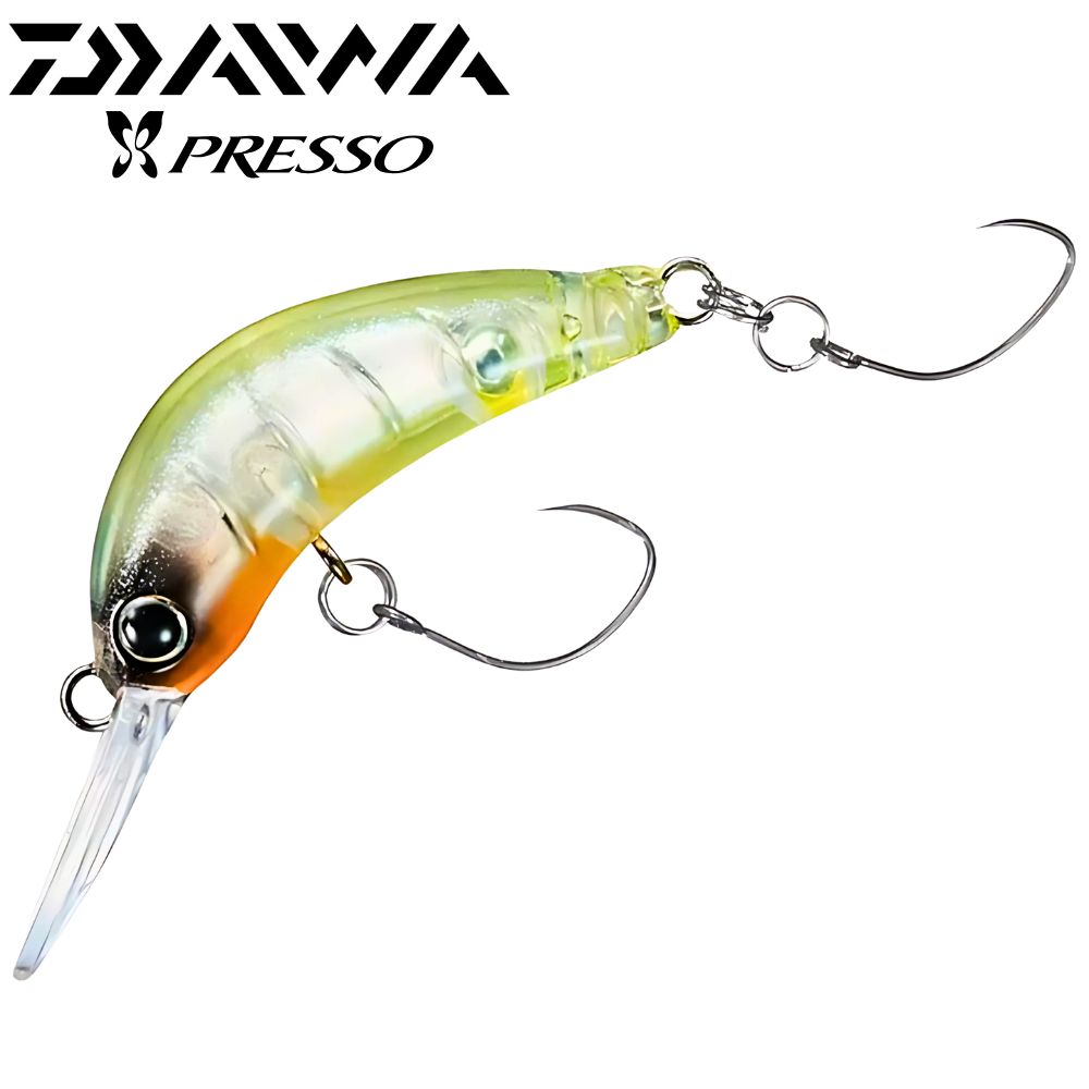 DAIWA Trout Area Fishing Floating Crank Bait Lure PRESSO MASUNO IMOMUSHI 30mm/1.9g