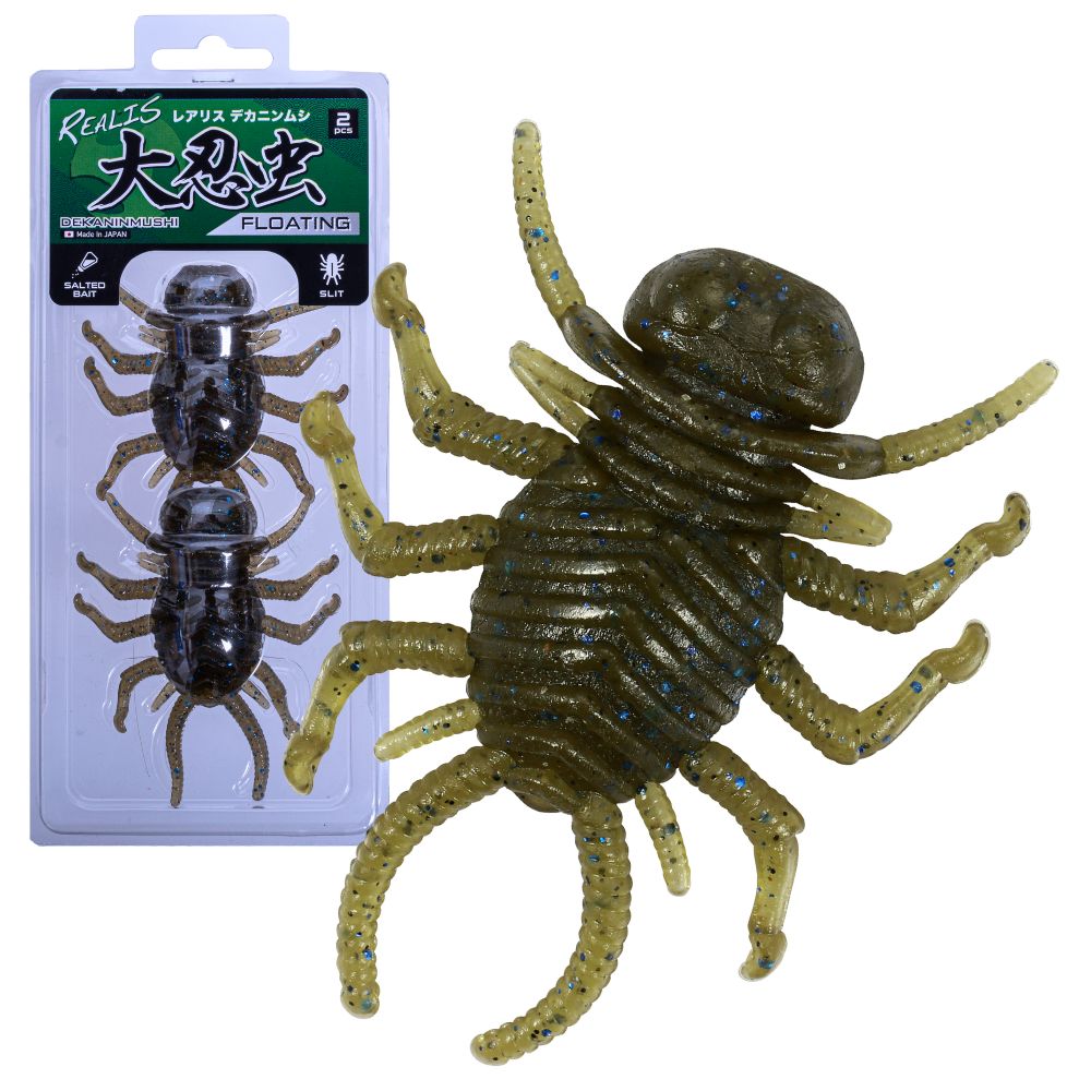 DUO Bass Fishing Floating Soft Bug Lure DEKANINMUSHI 47mm/2pcs