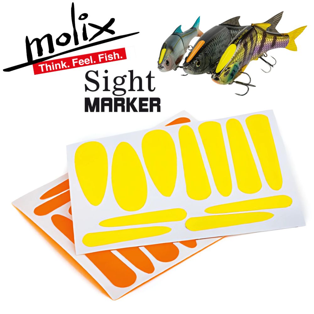 MOLIX Fishing Lure Accessorie FLUO Vynil Sticker SIGHT MARKER