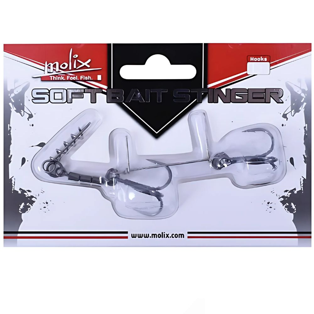 MOLIX Tandem Treble Hooks Soft Bait STINGER RIG Hooks #3 - Image 5