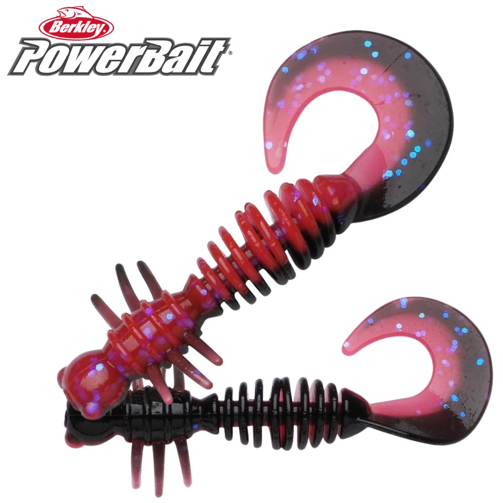 BERKLEY PowerBait Ultra Light Fishing Scented Soft Bait Lure POWER CURLY 55mm