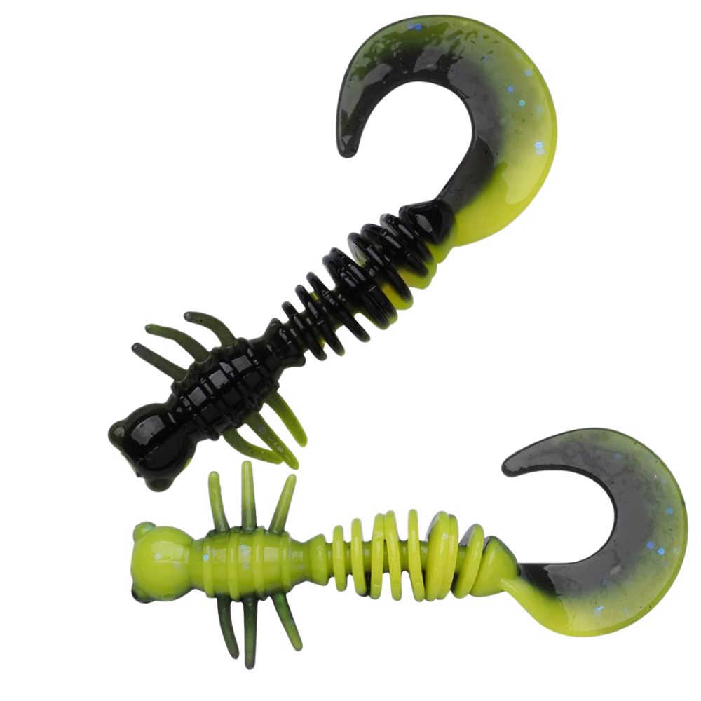 BERKLEY PowerBait Ultra Light Fishing Scented Soft Bait Lure POWER CURLY 40mm - Image 2
