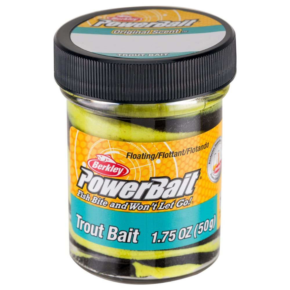 BERKLEY PowerBait Trout Bait NEW Formula DOUGH 1.75oz/50g Bumblebee - Image 2