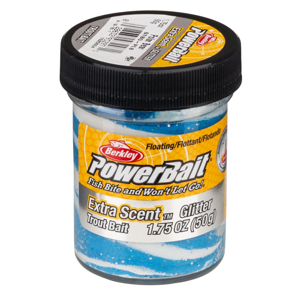 BERKLEY PowerBait Trout Bait Swirls NEW Formula DOUGH 1.75oz/50g Polar Bear - Image 2