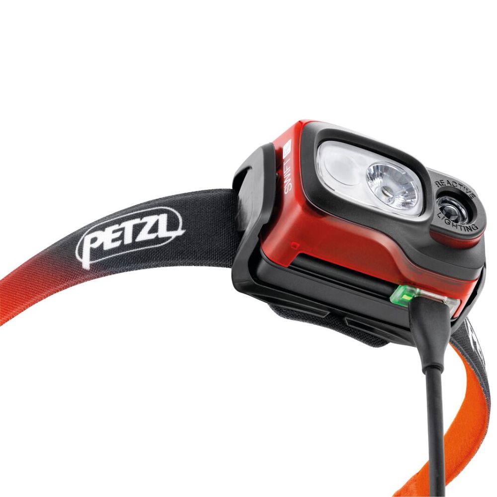 PETZL Rechargeable Outdoor 1100 Lumens Headlamp SWIFT RL Orange - Image 5