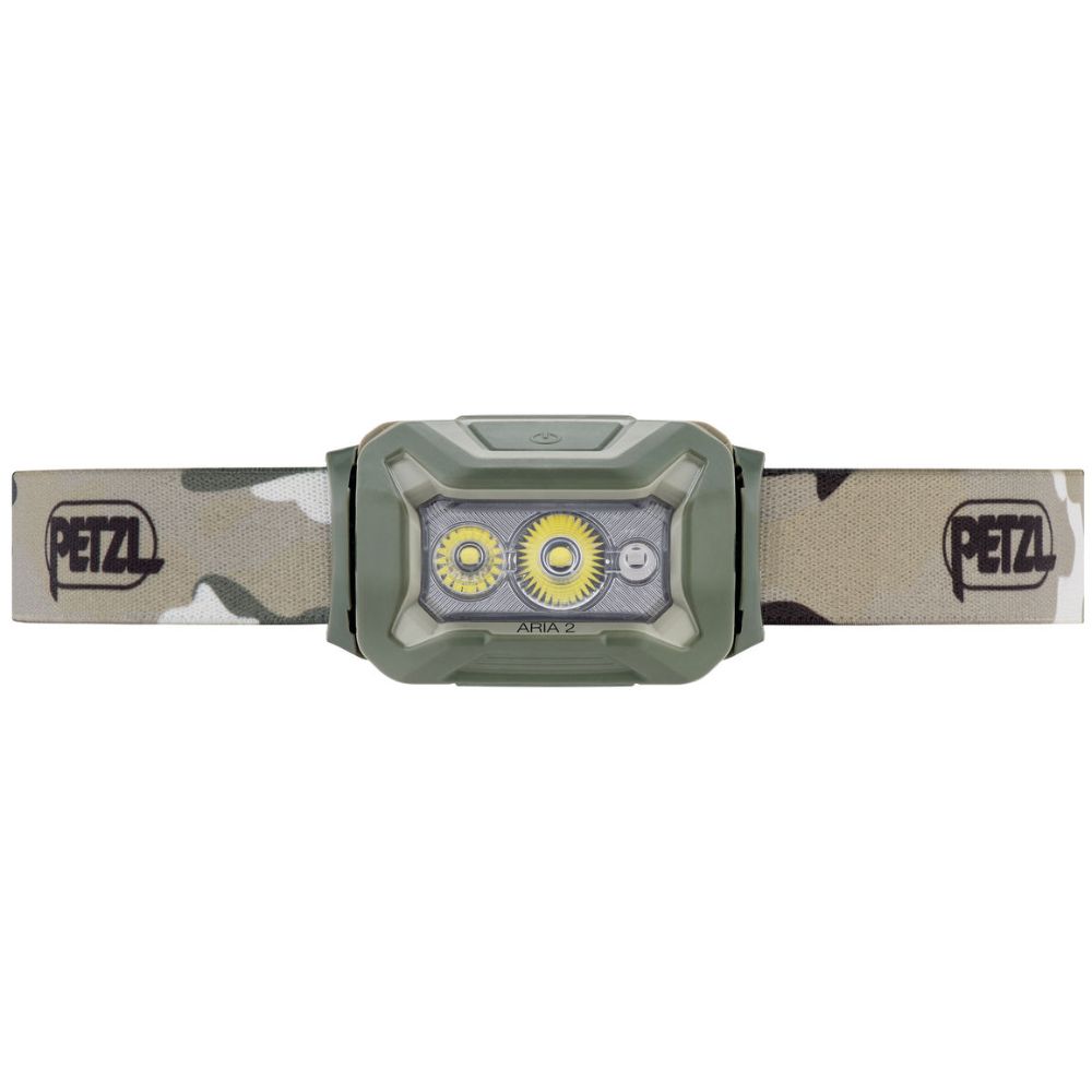 PETZL Ultimate Light Weight Outdoor 450 Lumens LED Headlamp ARIA 2 RGB Camo - Image 3