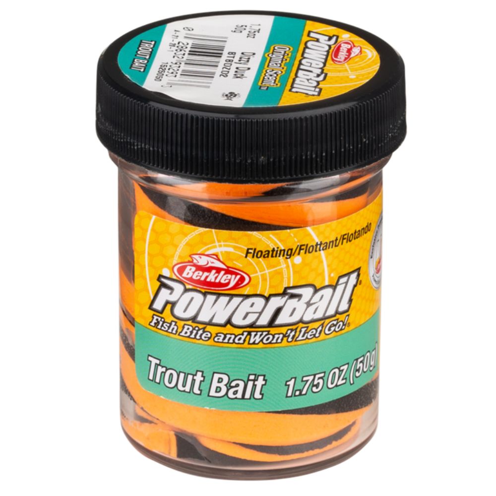 BERKLEY PowerBait Trout Bait Swirls NEW Formula DOUGH 1.75oz/50g Dizzy Duck - Image 2