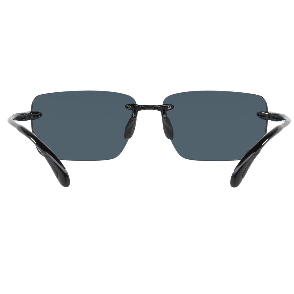 COSTA Polarized Sunglasses GULF SHORE Shiny Black Frame/580P Gray Lenses - Image 5