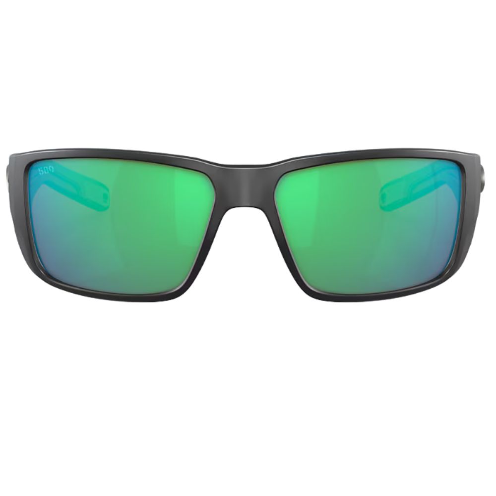COSTA Polarized Sunglasses BLACKFIN PRO Matte Black Frame/580G Green Mirror Lenses - Image 3