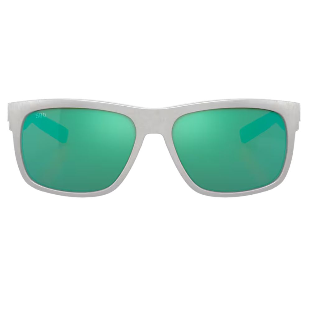 COSTA Polarized Sunglasses BUFFIN Light Gray Frame/580G Green Mirror Lenses - Image 3