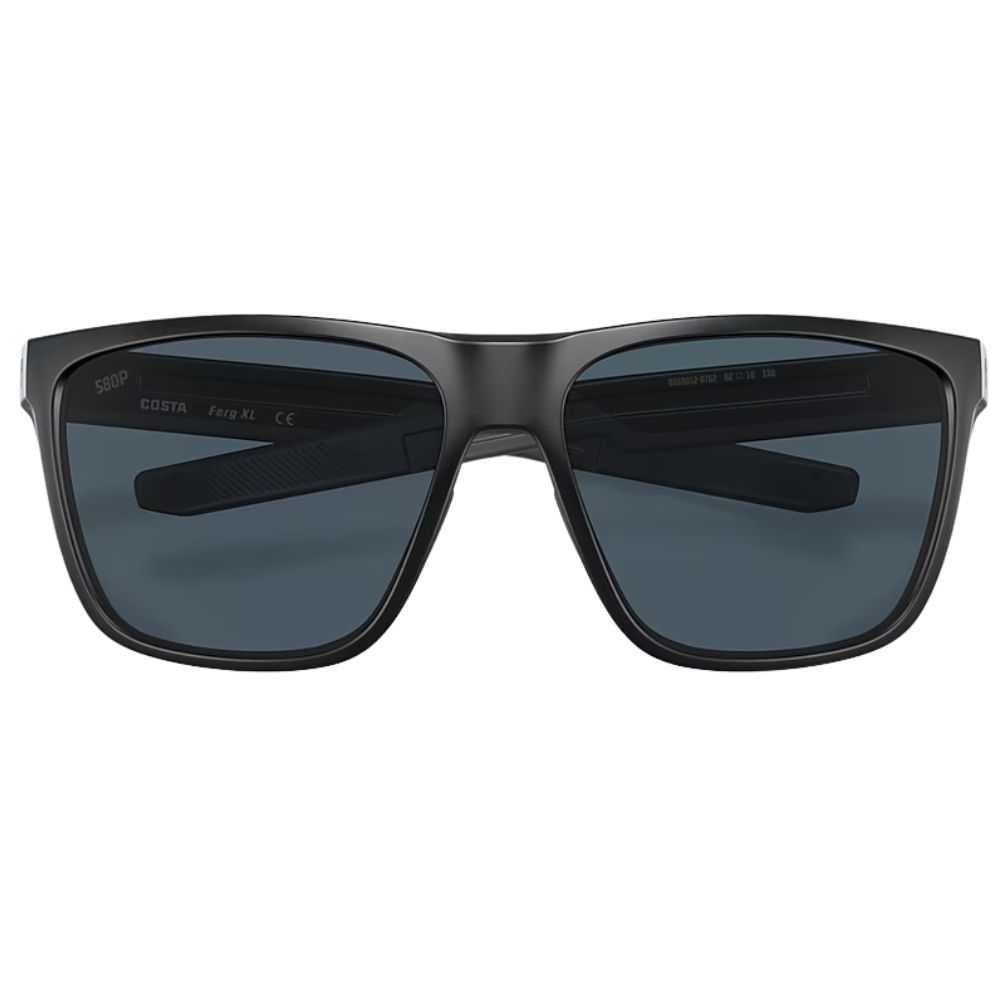 COSTA Polarized Sunglasses FERG XL Matte Black Frame/580P Gray Lenses - Image 3
