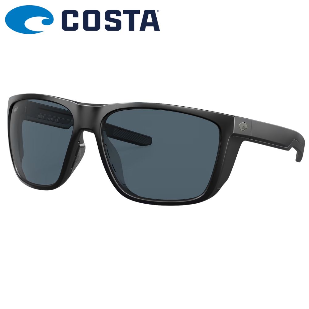 COSTA Polarized Sunglasses FERG XL Matte Black Frame/580P Gray Lenses