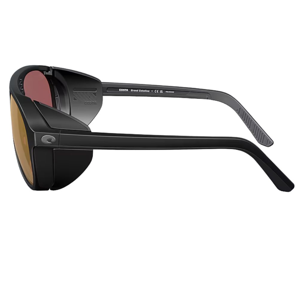 COSTA Polarized Sunglasses GRAND CATALINA Matte Black Frame/580G Gold Mirror Lenses - Image 5