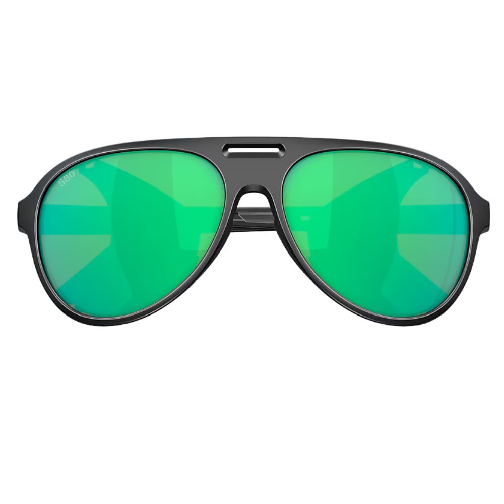 COSTA Polarized Sunglasses GRAND CATALINA Matte Black Frame/580G Green Mirror Lenses - Image 4