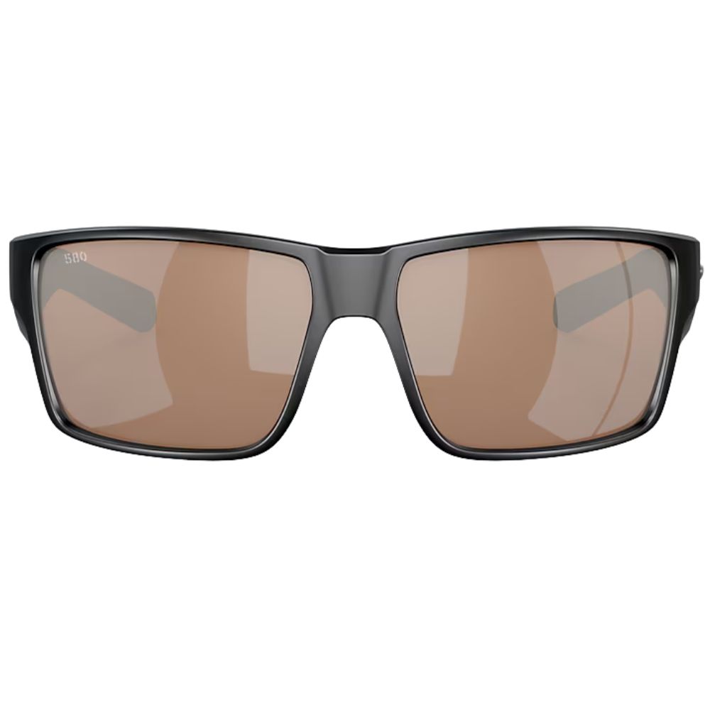 COSTA Polarized Sunglasses REEFTON PRO Matte Black Frame/580G Copper Silver Mirror Lenses - Image 3