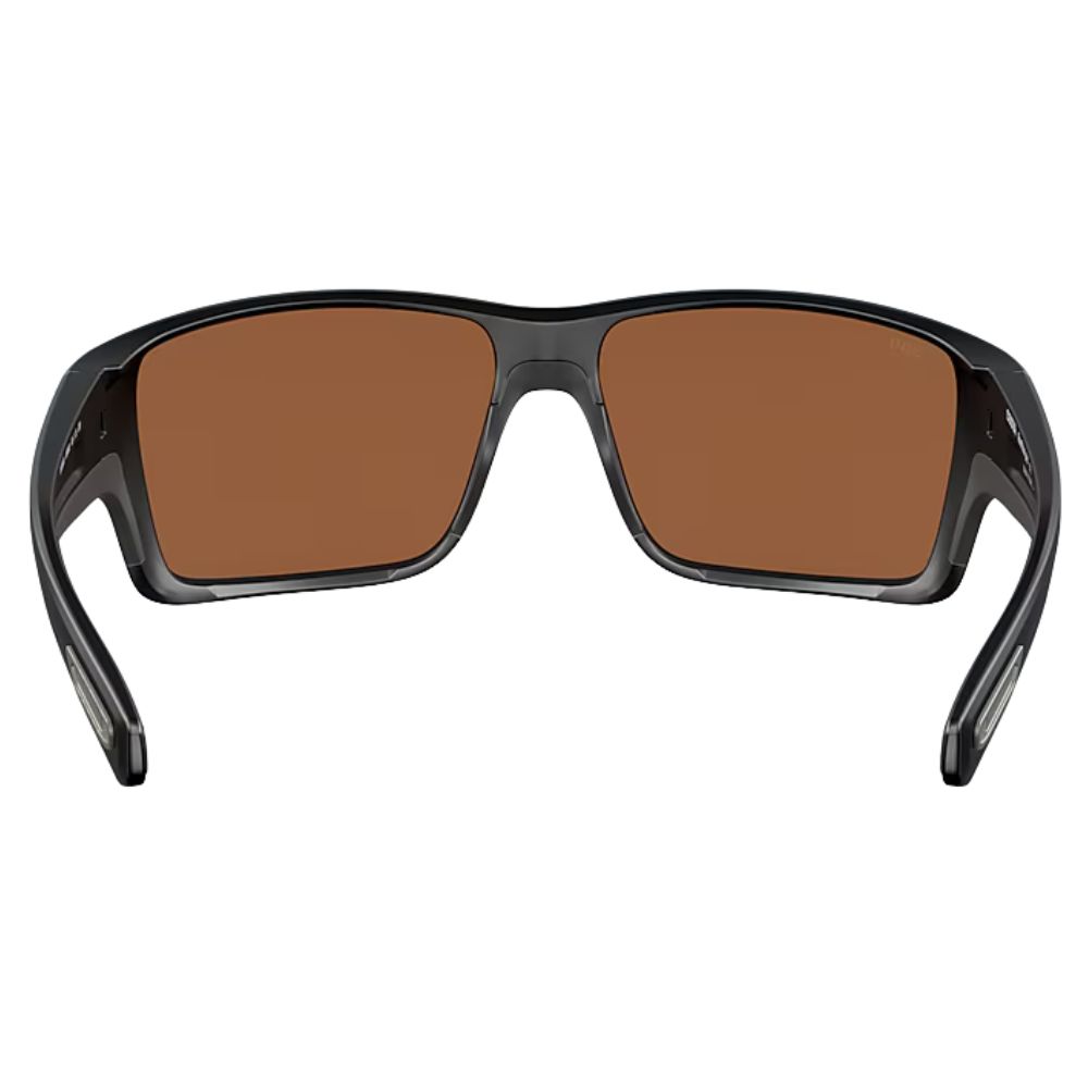 COSTA Polarized Sunglasses REEFTON PRO Matte Black Frame/580G Copper Silver Mirror Lenses - Image 6