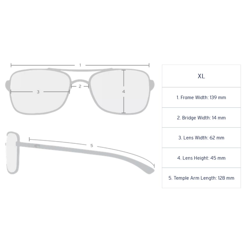 COSTA Polarized Sunglasses SKIMMER Matte Black Titanium Frame/580P Gray Lenses - Image 7