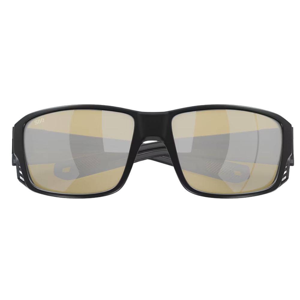 COSTA Polarized Sunglasses TUNA ALLEY PRO Matte Black Frame/580G Sunrise Silver Mirror Lenses - Image 4